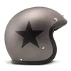cafe 4 racer - DMD Retro prilba Star Grey - DMD DMD vintage otvorená prilba 