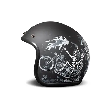 cafe 4 racer - DMD Retro prilba Ghost Rider - DMD DMD vintage otvorená prilba 