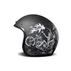 cafe 4 racer - DMD Retro prilba Ghost Rider - DMD DMD vintage otvorená prilba 
