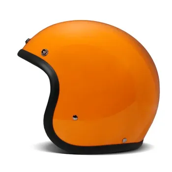 cafe 4 racer - DMD Retro prilba Orange - DMD DMD vintage otvorená prilba 