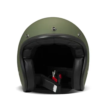 cafe 4 racer - DMD Retro helmet Matte Green - DMD DMD Vintage open helmet 