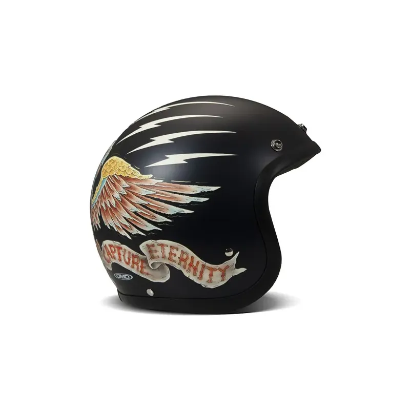 cafe 4 racer - DMD Retro helma Eagle - DMD DMD Otevřená helma 