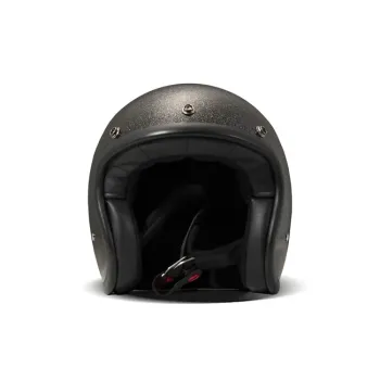 cafe 4 racer - DMD Retro prilba Glitter Black - DMD DMD vintage otvorená prilba 