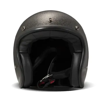 cafe 4 racer - DMD Retro prilba Glitter Black - DMD DMD vintage otvorená prilba 