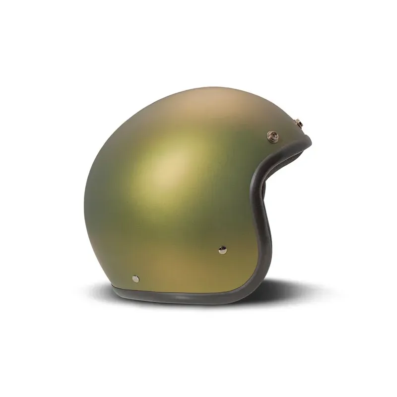 cafe 4 racer -  DMD Retro helmet Olive Gold - DMD DMD Vintage open helmet 