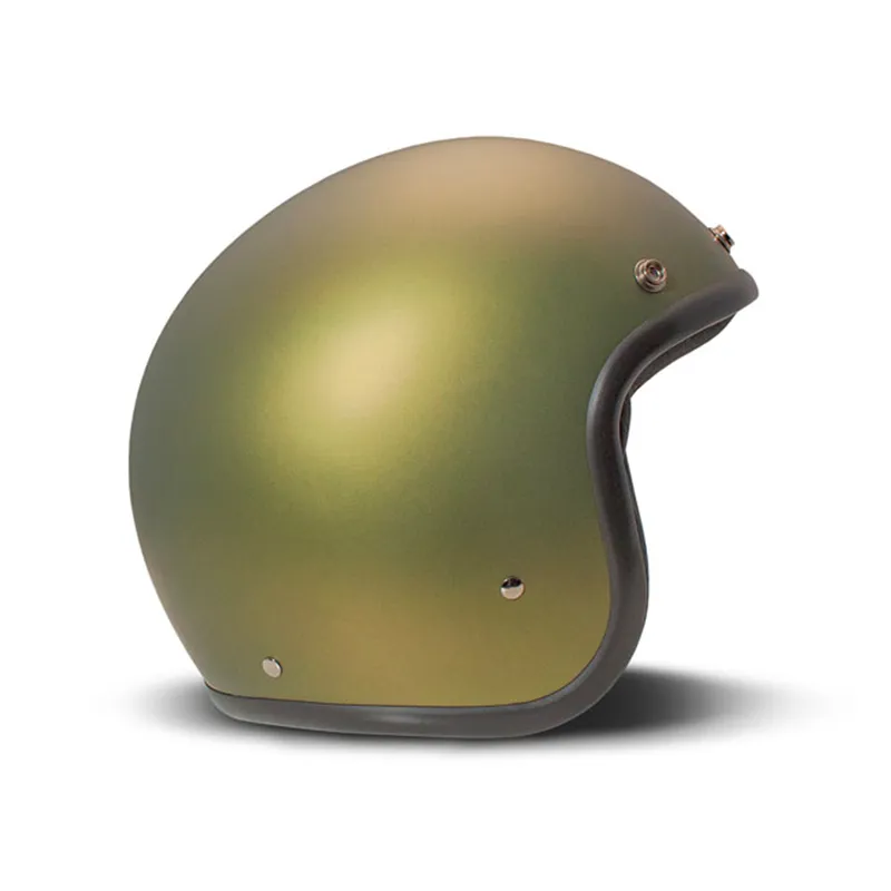 DMD Retro prilba Olive Gold