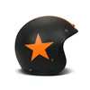cafe 4 racer - DMD Retro prilba Star Orange - DMD DMD vintage otvorená prilba 