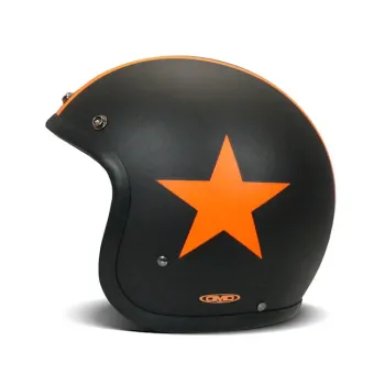 cafe 4 racer - DMD Retro helma Star Orange - DMD DMD Otevřená helma 