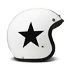 cafe 4 racer - DMD Retro helma Star White - DMD DMD Otevřená helma 