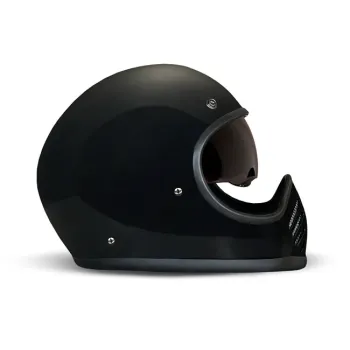 cafe 4 racer -  DMD Seventyseven helmet Solid Black - DMD DMD Seventy seven 
