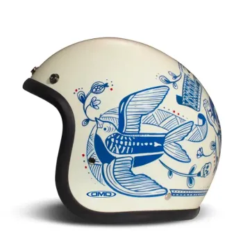 cafe 4 racer - DMD Retro helma Tigre - DMD DMD Otevřená helma 