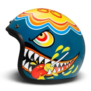 cafe 4 racer - DMD Retro prilba Lollipop - DMD DMD vintage otvorená prilba 