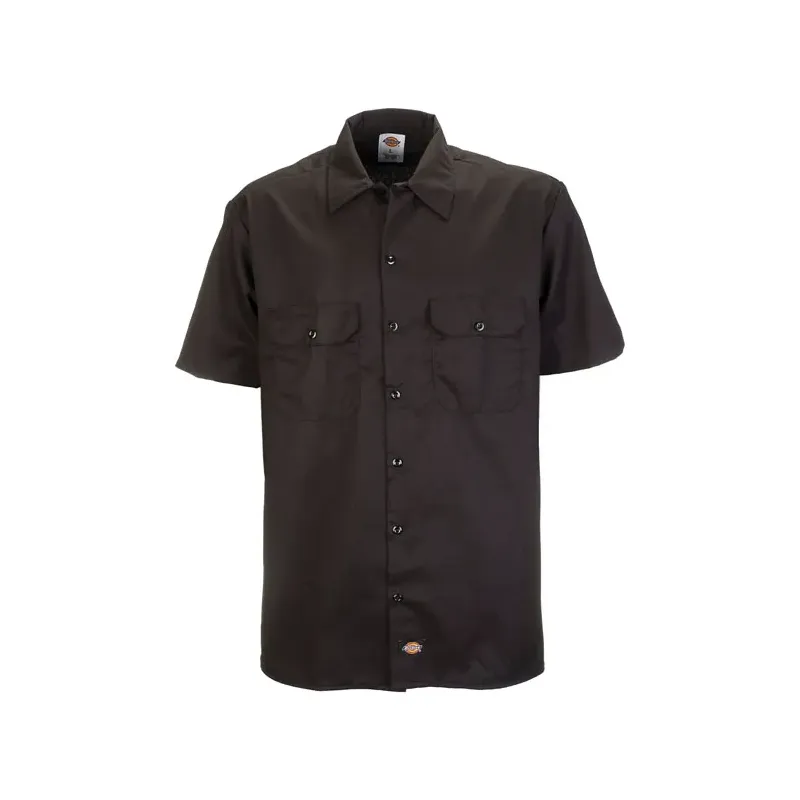 cafe 4 racer - Dickies Short sleeve work shirt black - DICKIES Shirts 