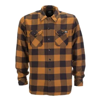 cafe 4 racer - Lumberjack Flannel Shirt Checkered Black/Olive - Army Surplus Shirts 
