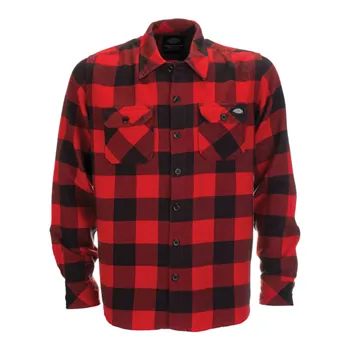 cafe 4 racer - Dickies Sacramento shirt red - DICKIES Shirts 