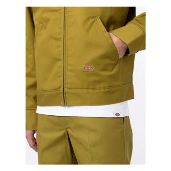 cafe 4 racer - Bunda Dickies s podšívkou Eisenhower green moss - DICKIES Bundy 