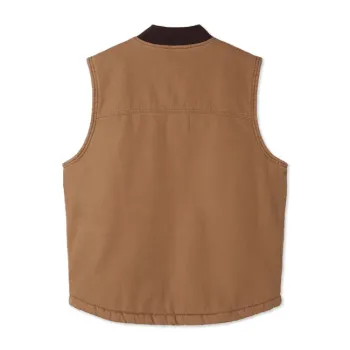 cafe 4 racer - Vesta Dickies Duck Canvas stone washed brown duck - DICKIES Vesty 