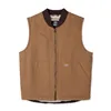 cafe 4 racer - Vesta Dickies Duck Canvas stone washed brown duck - DICKIES Vesty 