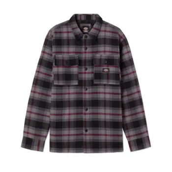 cafe 4 racer - Dickies Moulton černá košile-bunda - DICKIES Bundy 