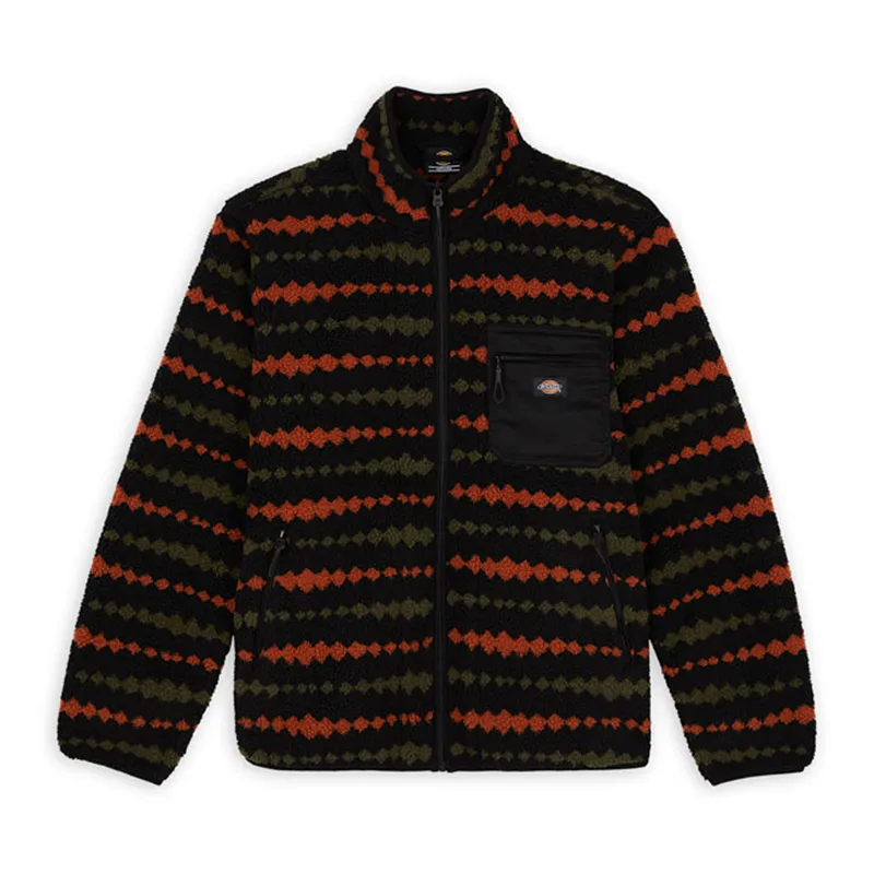 cafe 4 racer - Dickies Falkville Fleece bunda černá - DICKIES Bundy 