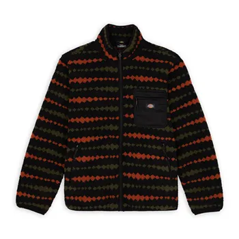 cafe 4 racer - Dickies Falkville Fleece bunda černá - DICKIES Bundy 