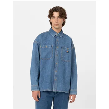 cafe 4 racer - Dickies Houston shirt classic blue - DICKIES Shirts 