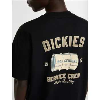 cafe 4 racer - Tričko Dickies Service Crew čierne - DICKIES Tričká 
