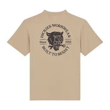 cafe 4 racer - Dickies tričko Wrench desert sand - DICKIES Trička 