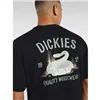 cafe 4 racer - Tričko Dickies Snake čierne - DICKIES Tričká 