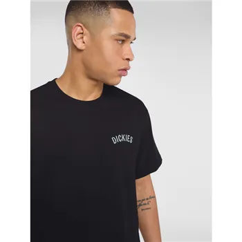 cafe 4 racer - Tričko Dickies Snake čierne - DICKIES Tričká 