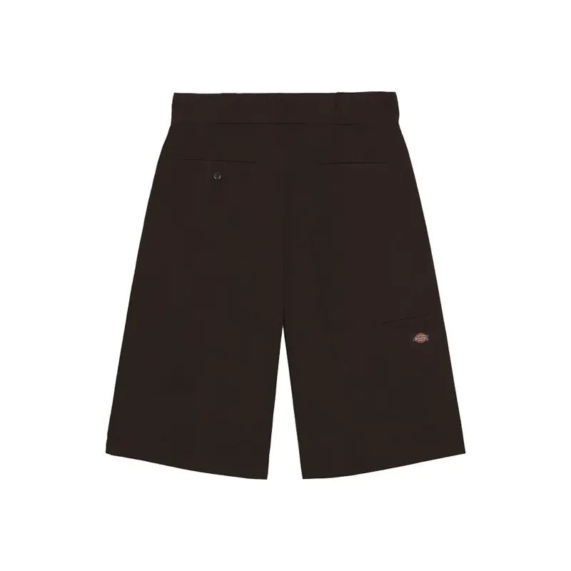 cafe 4 racer - Dickies 13" Multi pocket work shorts rec dark brown - DICKIES Kraťasy 