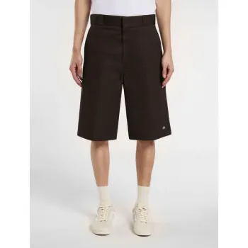cafe 4 racer - Dickies 13" Multi pocket work shorts rec dark brown - DICKIES Kraťasy 