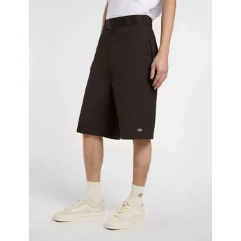 cafe 4 racer - Dickies 13" Multi pocket work shorts rec dark brown - DICKIES Kraťasy 
