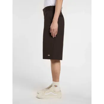 cafe 4 racer - Dickies 13" Multi pocket work shorts rec dark brown - DICKIES Kraťasy 