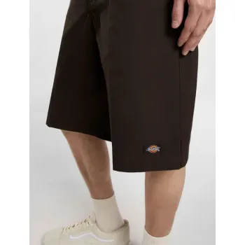 cafe 4 racer - Dickies 13" Multi pocket work shorts rec dark brown - DICKIES Kraťasy 