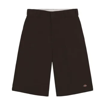 cafe 4 racer - Dickies 13" Multi pocket work shorts rec dark brown - DICKIES Kraťasy 