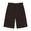 cafe 4 racer - Dickies 13" Multi pocket work shorts rec dark brown - DICKIES Kraťasy 