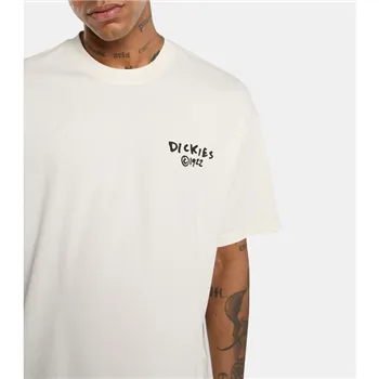 cafe 4 racer - Dickies Sneedville tričko béžové - DICKIES Trička 