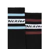 cafe 4 racer - Dickies Genola socks black/tibetan red - DICKIES Ponožky 
