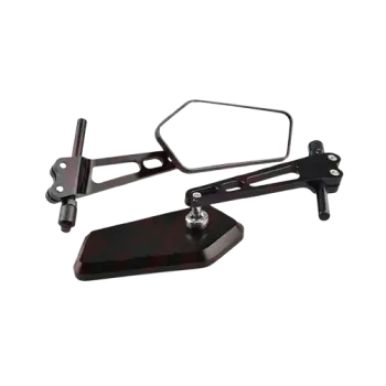 cafe 4 racer - NESS DIE-CAST CHROME TEARDROP MIRROR, LEFT - ARLEN NESS Standard mirrors 