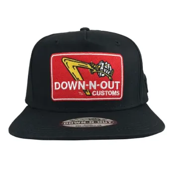 cafe 4 racer - Kšiltovka Down-N-Out s plochým kšiltem - Down-n-Out Šiltovka 