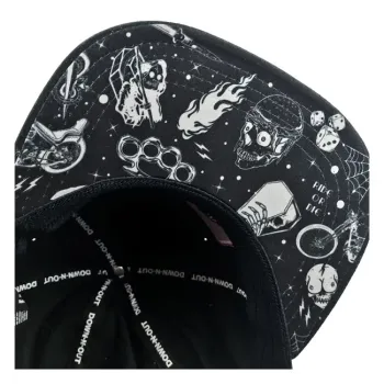 cafe 4 racer - Down-N-Out Flat bill cap - Down-n-Out Caps 