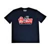 cafe 4 racer - Down-n-Out Big Bore t-shirt navy blue - Down-n-Out T-Shirts 