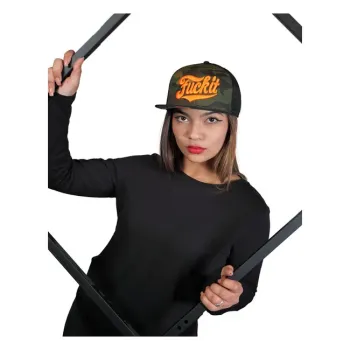 cafe 4 racer - Down-n-Out Fuck it snapback cap camo - Down-n-Out Caps 