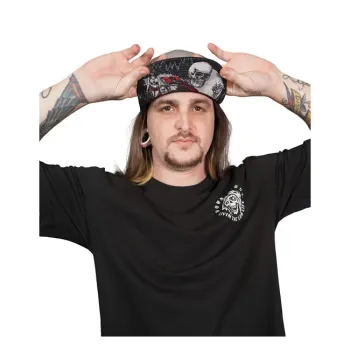 cafe 4 racer - Down-n-Out Bad Example snapback cap grey/black - Down-n-Out Caps 
