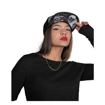cafe 4 racer - Down-n-Out Bad Example snapback cap grey/black - Down-n-Out Caps 