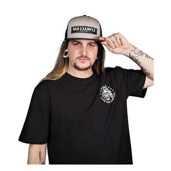 cafe 4 racer - Šiltovka Down-n-Out Bad Example snapback šedá/čierna - Down-n-Out Šiltovka 