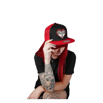 cafe 4 racer - Down-n-Out Grab of Death snapback cap red - Down-n-Out Caps 