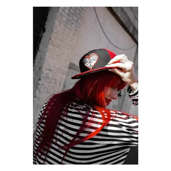 cafe 4 racer - Down-n-Out Grab of Death snapback cap red - Down-n-Out Caps 