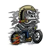 cafe 4 racer - Down-n-Out Kustom Kulture gorilla sticker - Down-n-Out Stickers 